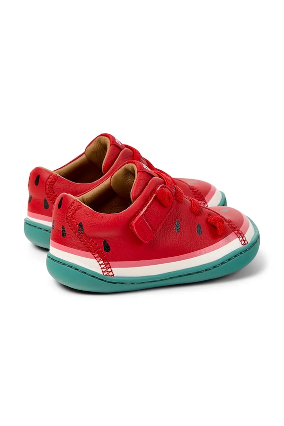 Camper półbuty skórzane dziecięce Peu Cami TWS FW czerwony 80212.TWS