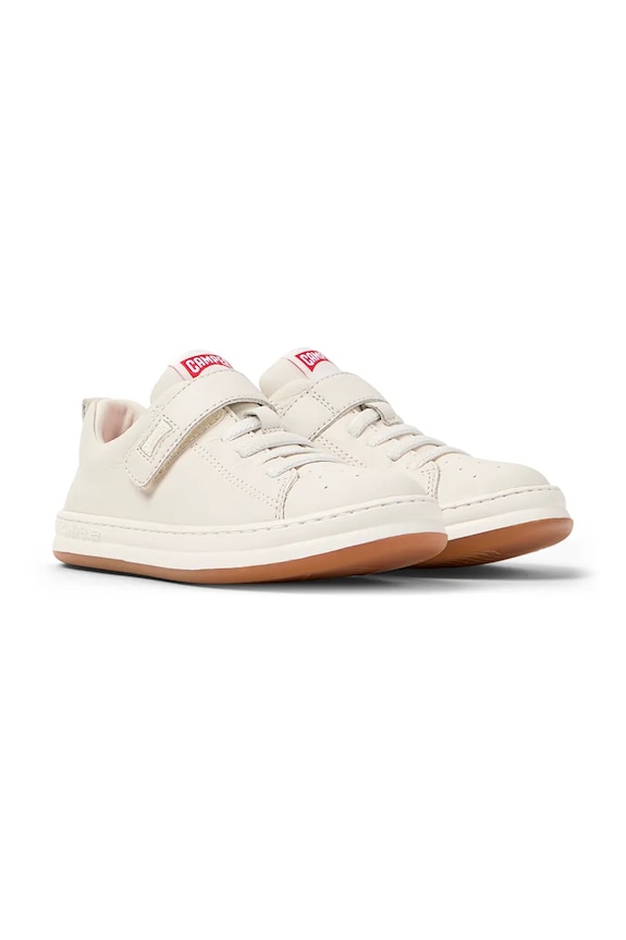 Detské kožené tenisky Camper Runner Four Kids nízky biela K800247.25.27
