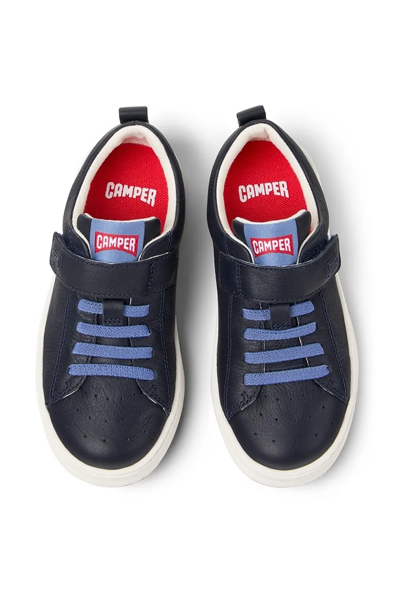 Детски кожени маратонки Camper Runner Four Kids тъмносин K800247.28.34