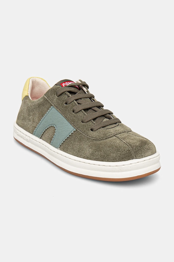 Detské kožené tenisky Camper Runner Four Kids K800552.25.27 zelená AW25