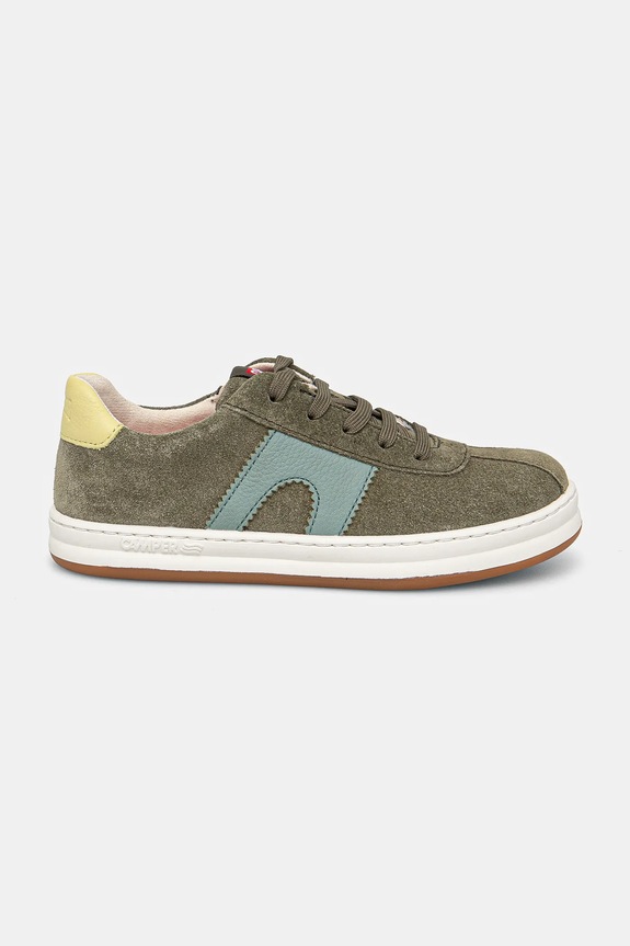 Camper sneakersy skórzane dziecięce Runner Four Kids Planet friendly zielony K800552.28.34