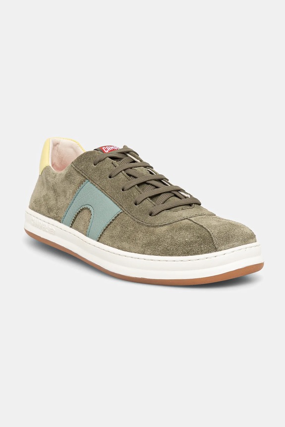 Camper sneakersy skórzane dziecięce Runner Four Kids K800552.35.38 zielony AW25