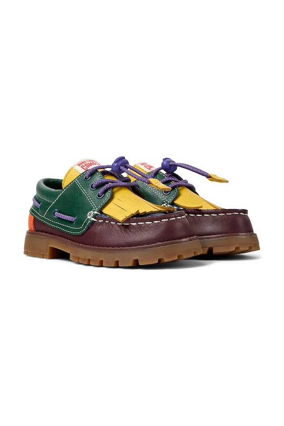 Dětské kožené mokasíny Camper by Bobo Choses K800642 vícebarevná AW25