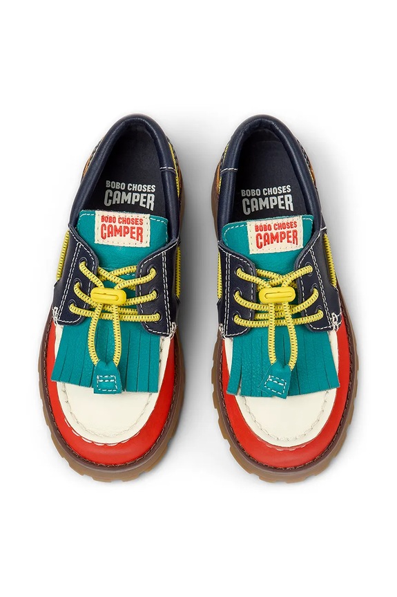 Camper mokasyny skórzane dziecięce by Bobo Choses multicolor K800642