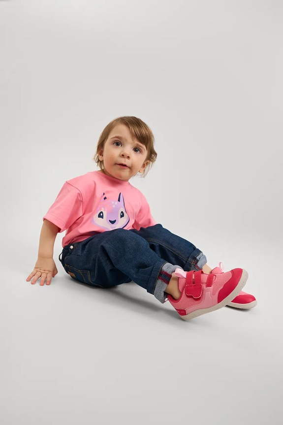 Reima sneakersy dziecięce Tepastelu syntetyczny różowy 5400141A.PPYA