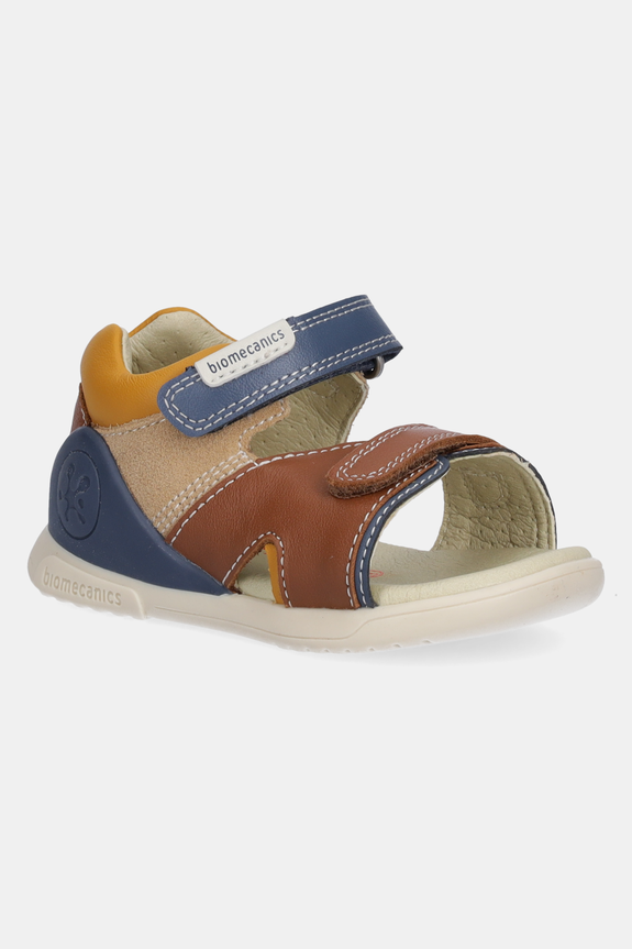 Biomecanics sandale de piele piele întoarsă multicolor 252145