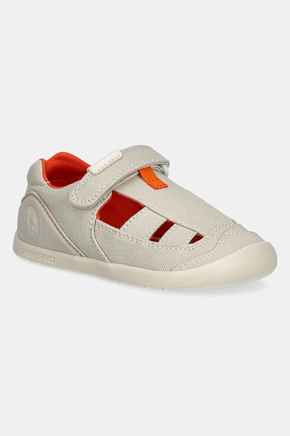 Biomecanics sandały dziecięce imitacja skóry licowej beżowy 252195.19.23