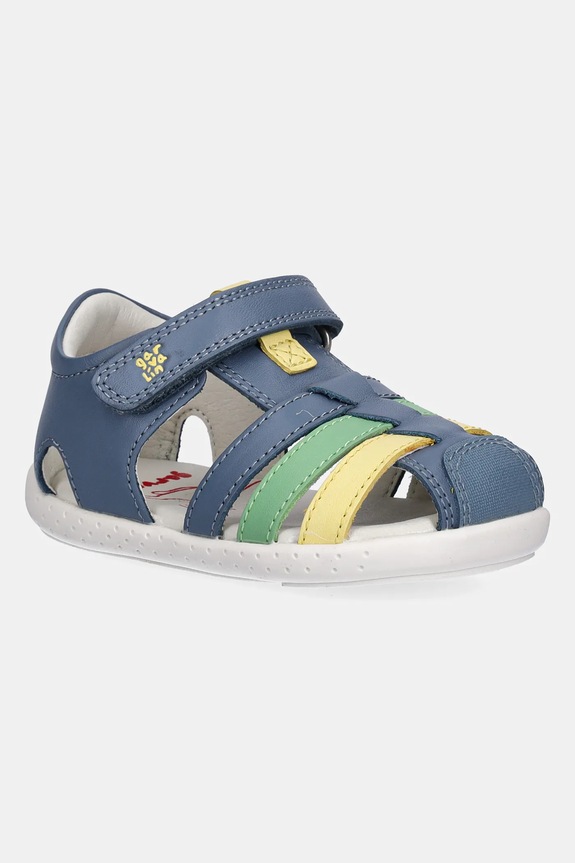 Kožne sandale Garvalin tekstil plava 252332.19.23