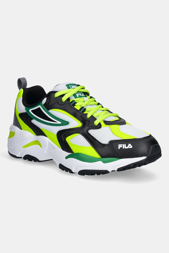 Παιδικά sneakers Fila CR-CW02 RAY TRACER απομίμηση λείου δέρματος πράσινο FFT0025.K