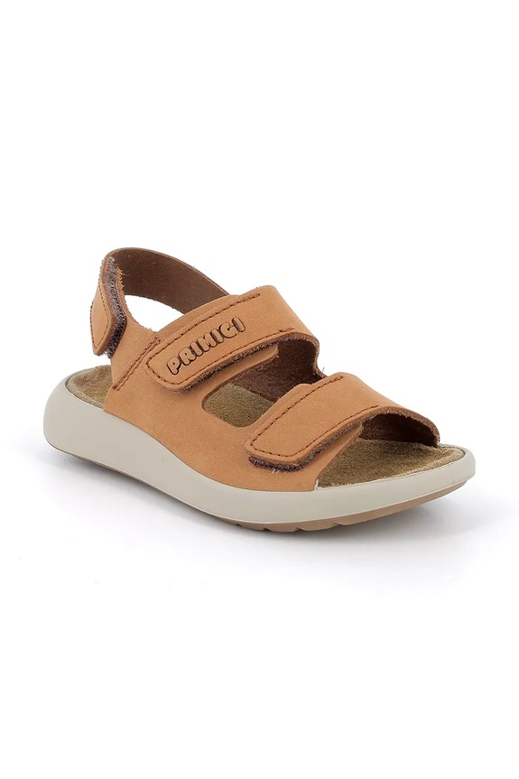 Primigi sandały skórzane dziecięce skóra zamszowa brązowy 7898700.31.35