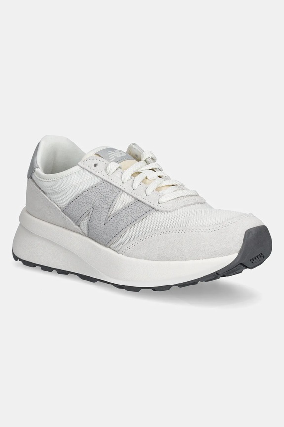 New Balance sneakersy dziecięce 370 skóra zamszowa szary GS370AA
