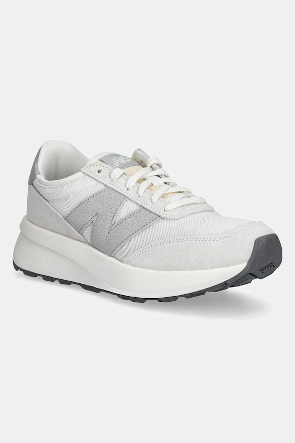 New Balance sneakersy dziecięce 370 skóra zamszowa szary GS370AA