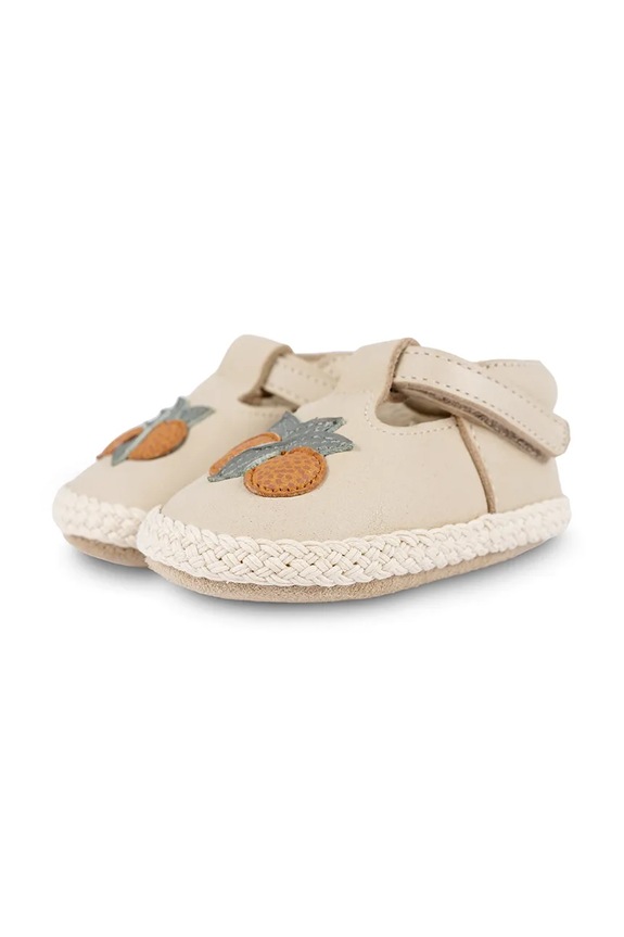 Donsje scarpe in pelle neonato/a Yames Shoes Arancia beige 1041401