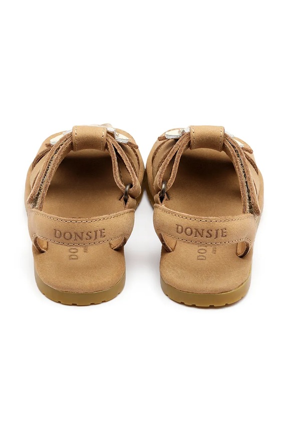 Donsje sandali in pelle bambino/a Hilley Sandals Groom marrone 1501602