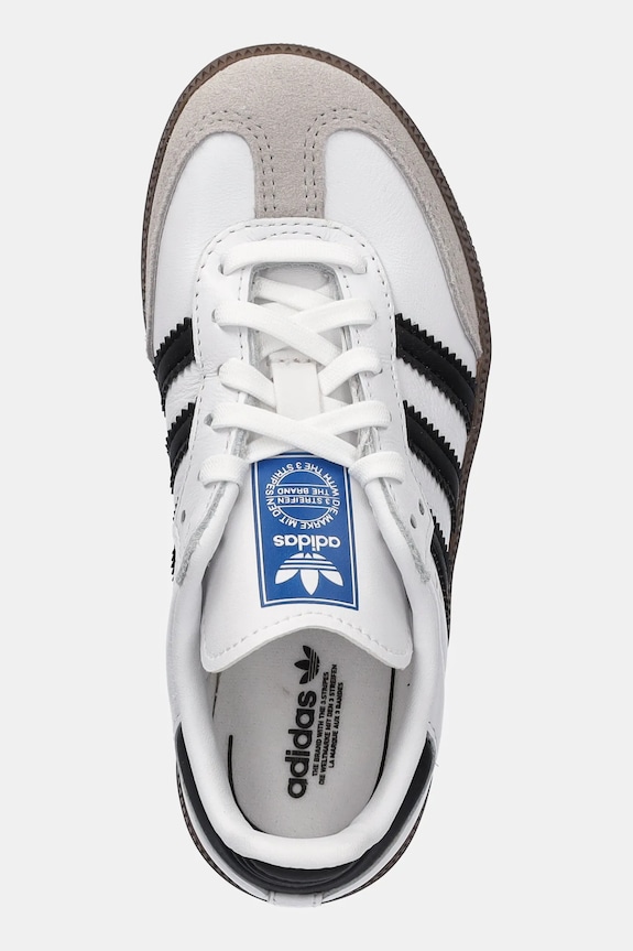 adidas Originals sneakersy skórzane SAMBA OG biały IE3677