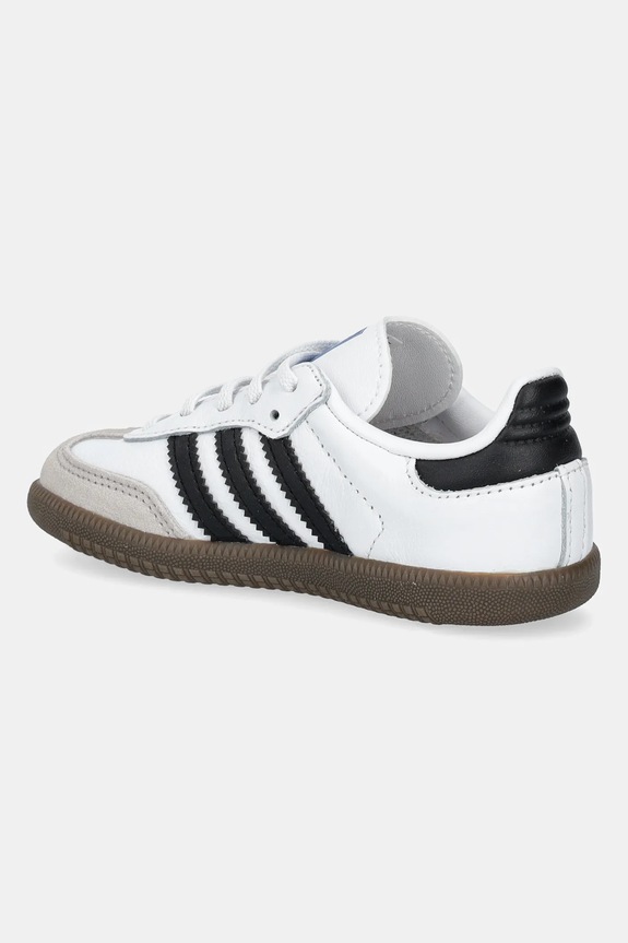 Chłopiec adidas Originals sneakersy skórzane SAMBA OG IE3679 biały