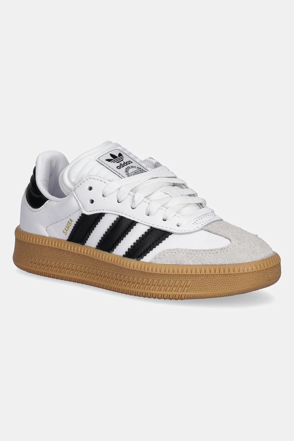 Παιδικά sneakers adidas Originals SAMBA XLG απομίμηση λείου δέρματος λευκό JH6516
