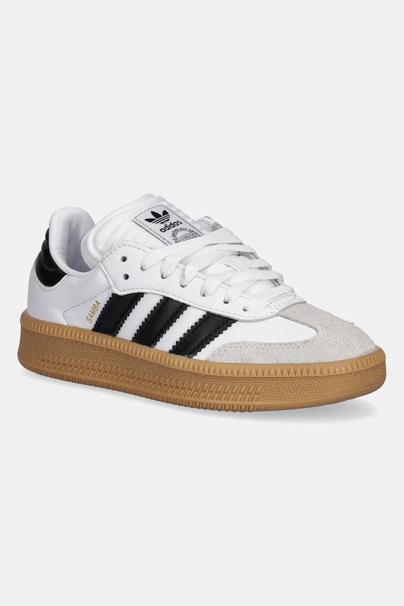 Παιδικά sneakers adidas Originals SAMBA XLG απομίμηση λείου δέρματος λευκό JH6516