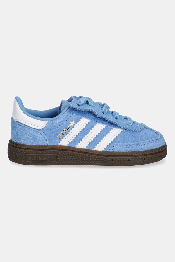 Dječje tenisice od brušene kože adidas Originals HANDBALL SPEZIAL JI2900 plava SS26