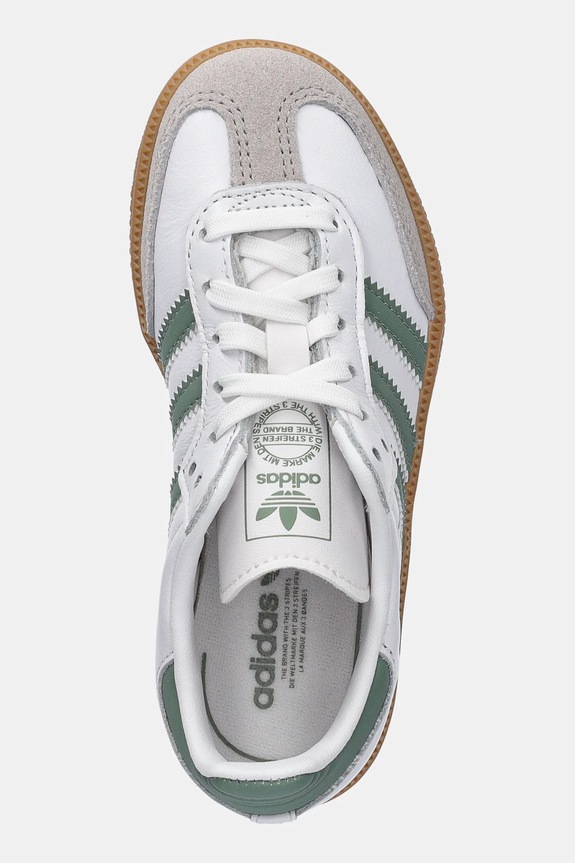 adidas Originals sneakersy dziecięce SAMBA OG zielony JP5483