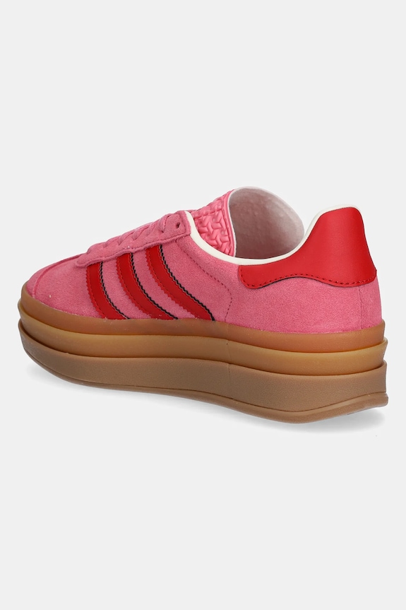 Chlapec Detské semišové tenisky adidas Originals GAZELLE BOLD JQ7407 ružová