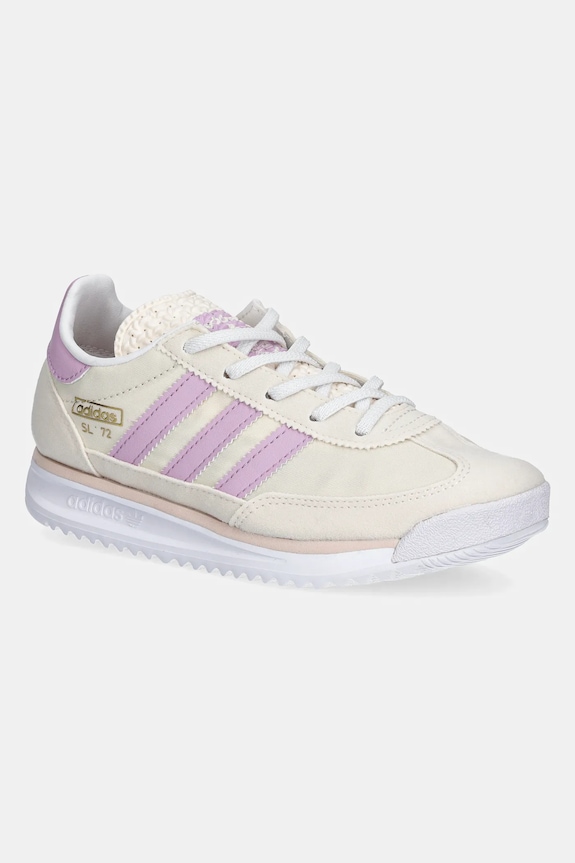 adidas Originals sneakersy dziecięce SL 72 RS imitacja skóry licowej beżowy JP9660
