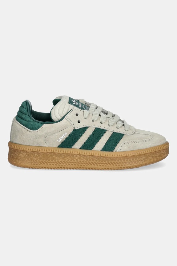 Σουέτ sneakers adidas Originals SAMBA XLG JQ9886 πράσινο AW25