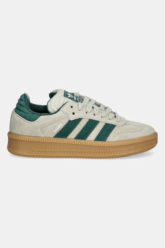 Σουέτ sneakers adidas Originals SAMBA XLG JQ9886 πράσινο AW25