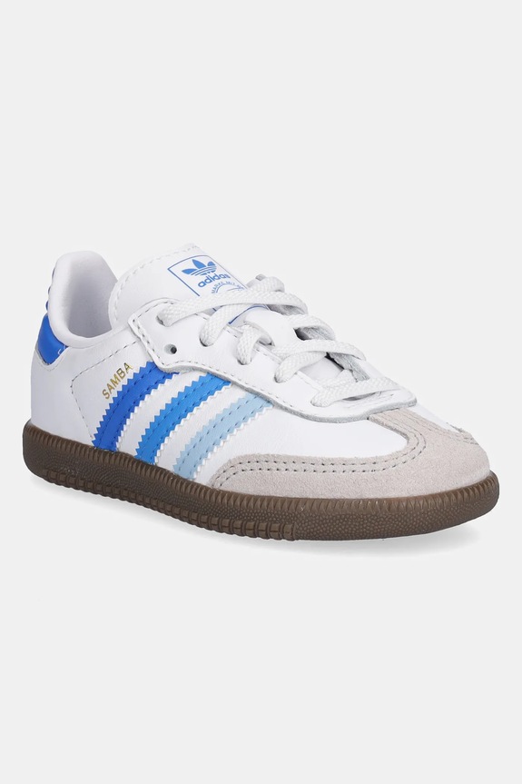 adidas Originals sneakers SAMBA OG piele întoarsă albastru JP5495