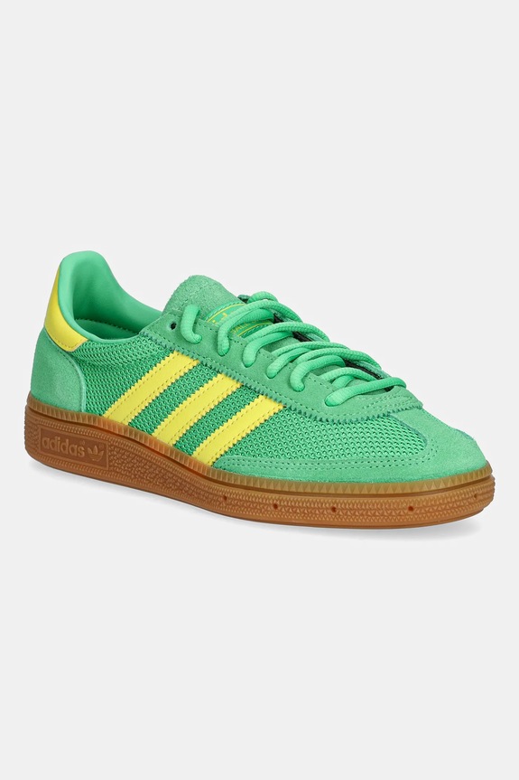 Dětské tenisky adidas Originals HANDBALL SPEZIAL semišová kůže zelená JH7857