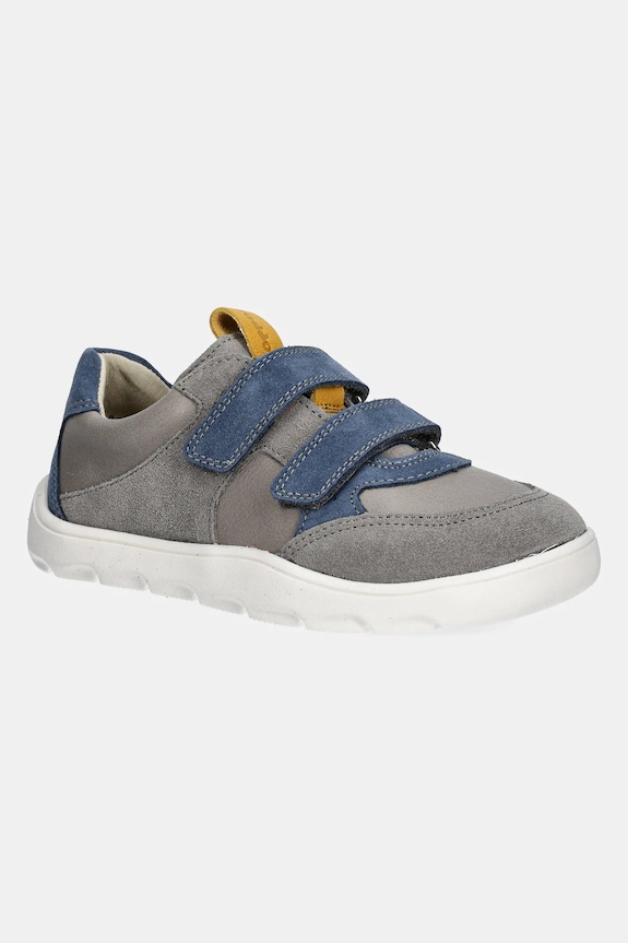 Παιδικά δερμάτινα sneakers Froddo BAREFOOT ZERU SPRING δέρμα σαμουά γκρί G3130264.25.30