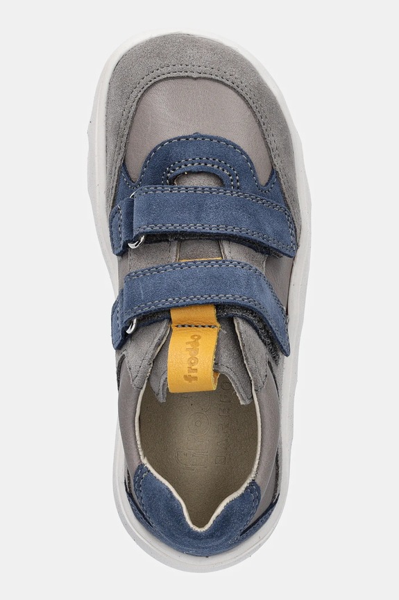 Παιδικά δερμάτινα sneakers Froddo BAREFOOT ZERU SPRING γκρί G3130264.25.30