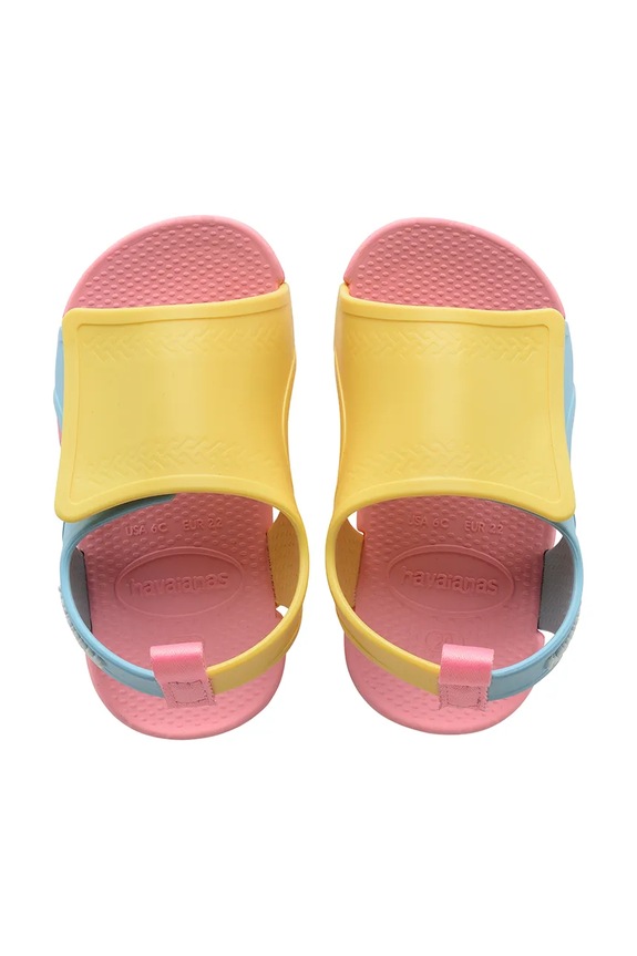 Chłopiec Havaianas sandały z odkrytą piętą dziecięce BABY PLAY 4147754 różowy