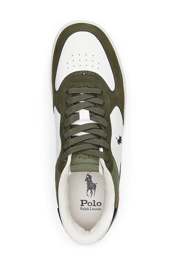 Polo Ralph Lauren bőr sportcipő Masters Crt zöld 809955690002.101