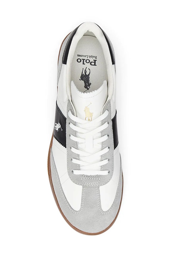 Кожени маратонки Polo Ralph Lauren Hrt Aera Pp бял 809956119002.100