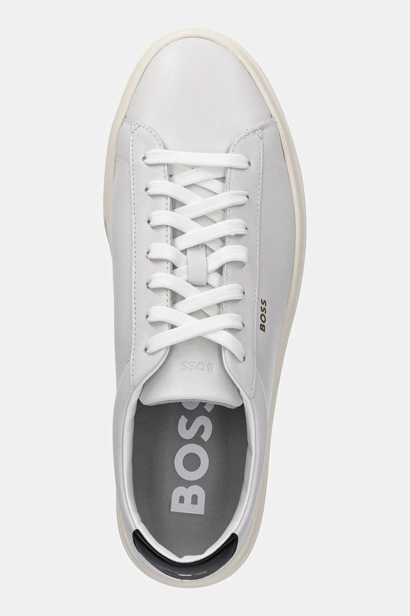 BOSS sneakersy skórzane Kieran biały 50536480.102