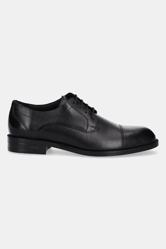 Kožené polobotky BOSS Tayil 50536144.001 černá SS25