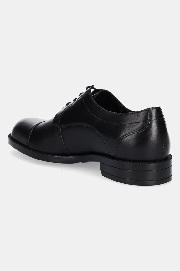 Boty Kožené polobotky BOSS Tayil 50536144.001 černá