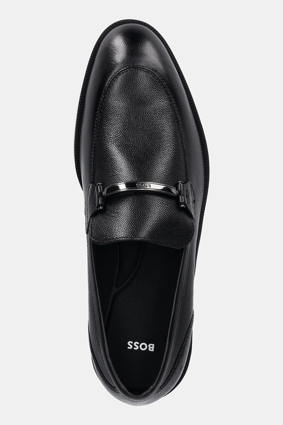 BOSS bőr mokaszin Tayil fekete 50536147.001