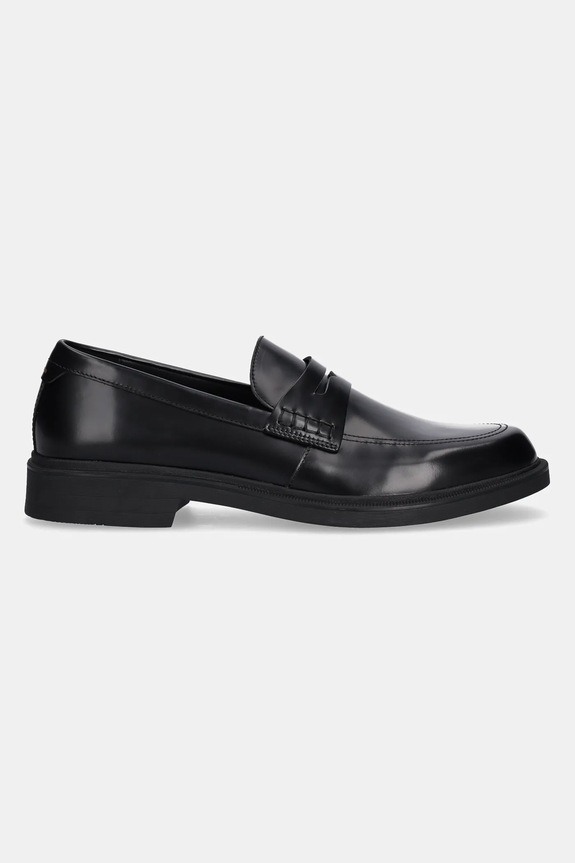 BOSS mokasyny skórzane Ronnin 50536172.001 czarny SS25