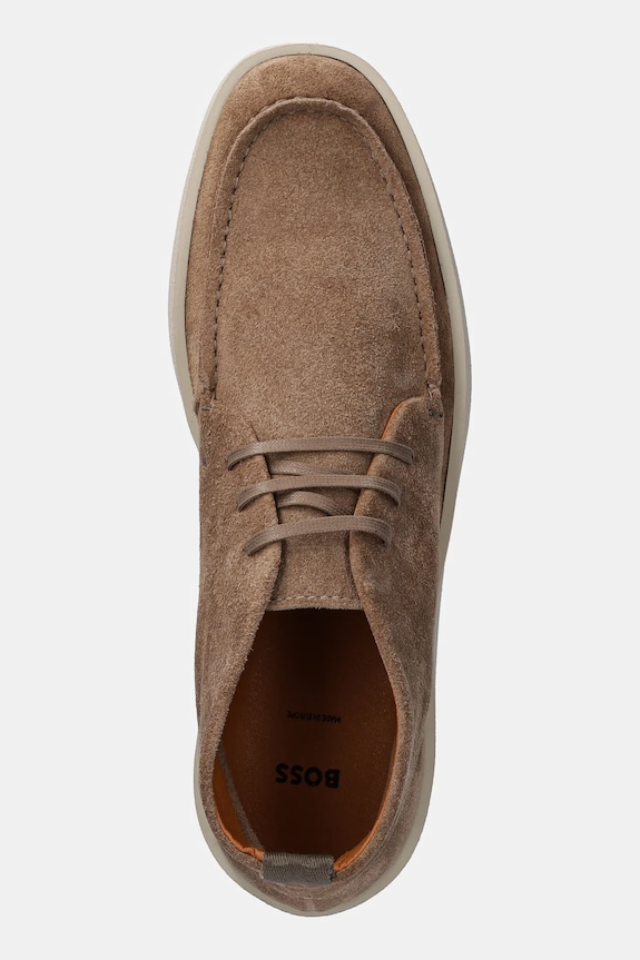 BOSS pantofi de piele intoarsa Clay maro 50536160.260