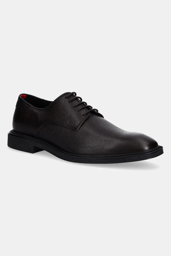 HUGO półbuty skórzane Gryff skóra licowa brązowy 50536212.210