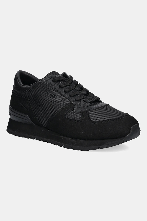 Guess sneakersy TRESA imitacja skóry licowej czarny FMPALC.ELL12.BLACK