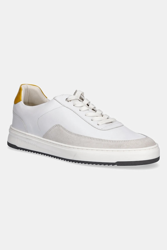 Filling Pieces bőr sportcipő Mondo Squash Tag velúr bőr fehér 46725651924