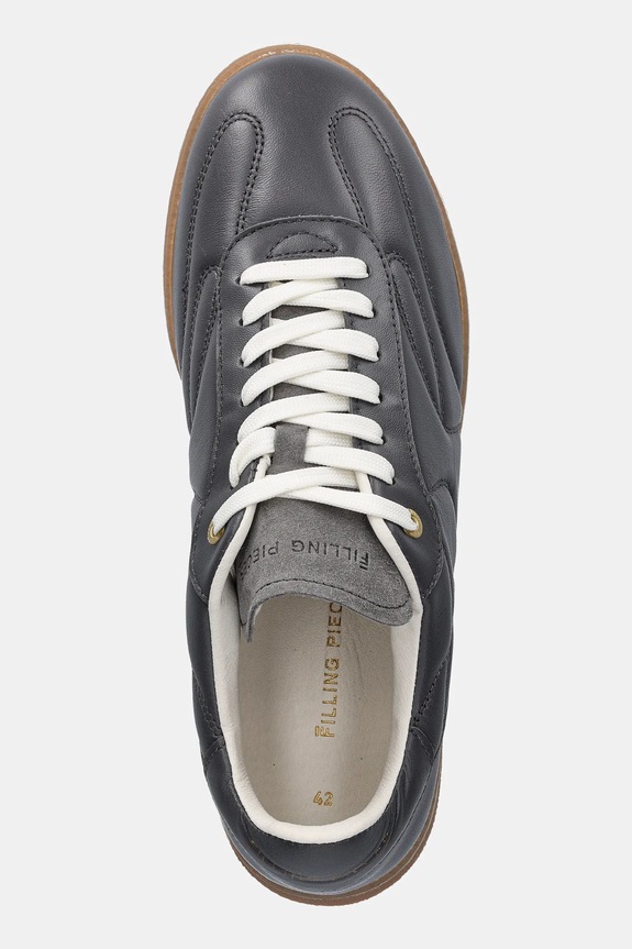 Filling Pieces sneakersy skórzane Sprinter Fussquilt szary 68660061002