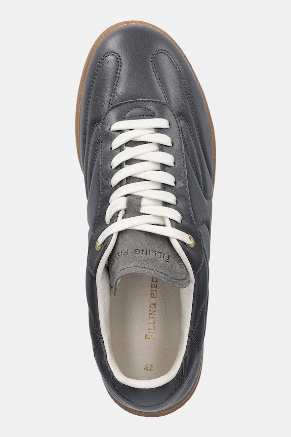 Filling Pieces sneakersy skórzane Sprinter Fussquilt szary 68660061002