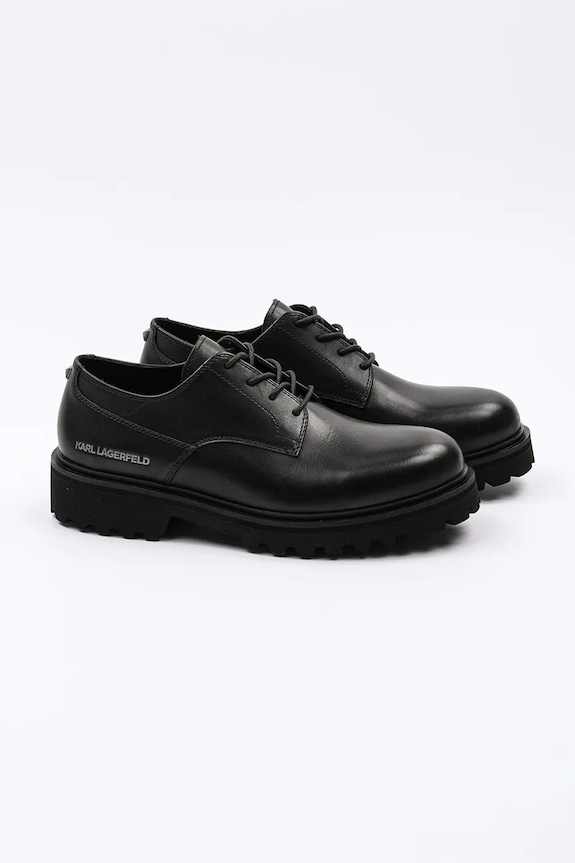 Karl Lagerfeld pantofi de piele KONTEST II KL12425.000 negru SS25