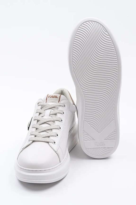 Karl Lagerfeld sneakersy skórzane KAPRI MENS NFT KL52531M.01Z biały