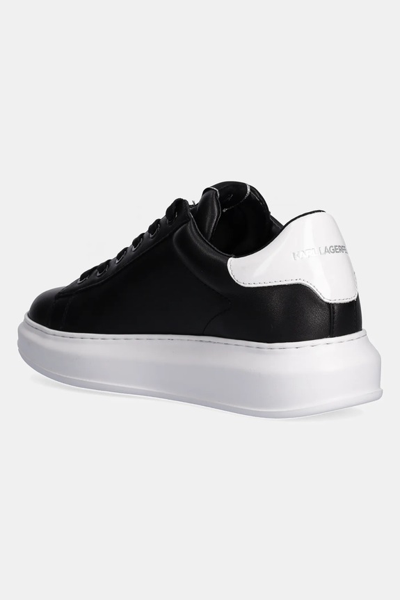 Obuwie Karl Lagerfeld sneakersy skórzane KAPRI MENS KL52538K.000 czarny