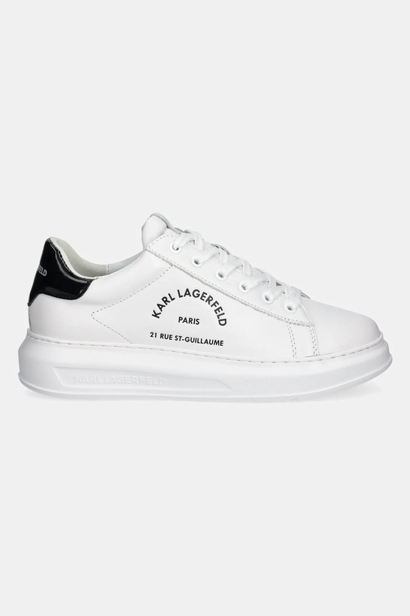 Кожаные кроссовки Karl Lagerfeld KAPRI MENS KL52538K.011 белый SS25